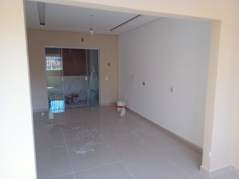 Acabamento Sala com Portas de Vidro